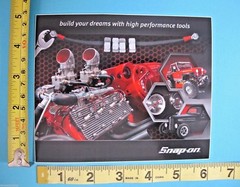 Genuine Official Snap On Tools Logo Decal BUILD YOUR DREAMS Vinyl Sticker – NEW