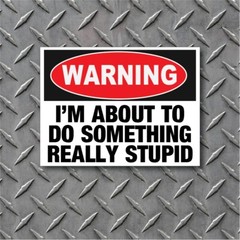 Funny Stupid Warning Sticker Off Road ATV HD 4×4 Car Vehicle Window Bumper Decal