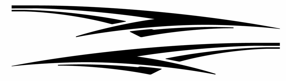 2 RV Trailer Truck Boat Accent Stripe Decals Graphics Color Choice MGB182-2