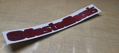 Instagram Decals for cars | Lettering Stickers | snapchat | Double Color Decals