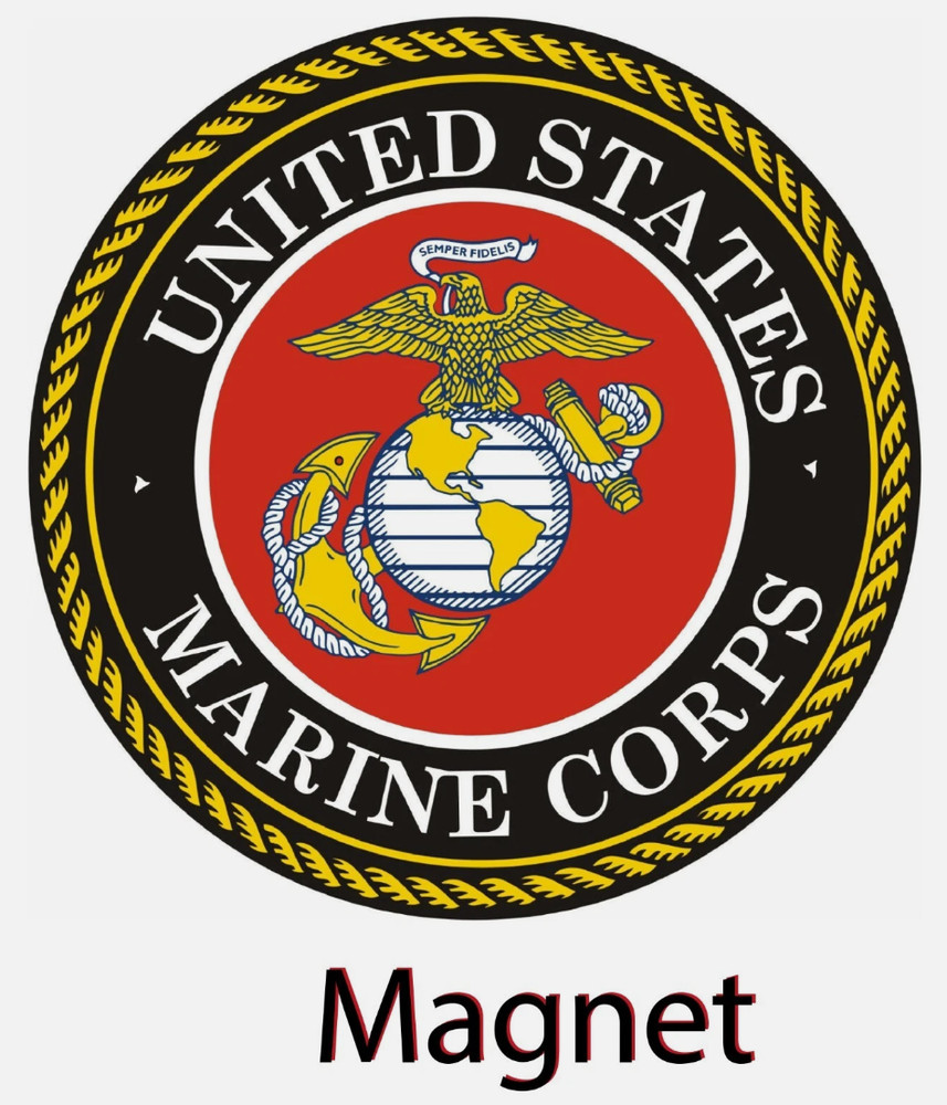 U.S. USMC Marine Corps Seal MAGNET Car Truck Laptop Bumper OFFICIAL SELLER