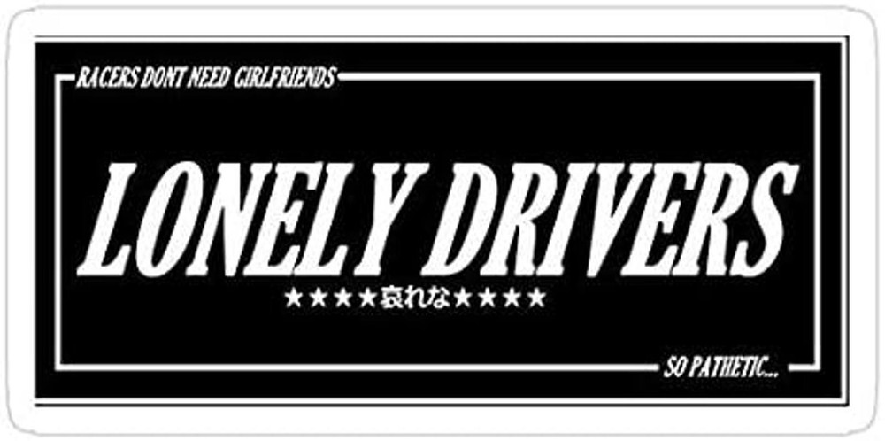 5″ Lonely Drivers Initial d Takumi Fujiwara – AE86 Anime Vinyl Bumper Sticker