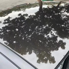 6D Gloss Black Carbon Fiber Vinyl Wrap – Perfect for Automotive Use