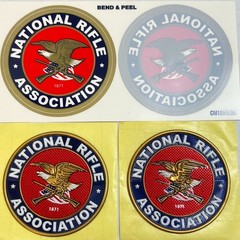 NRA National Rifle Association Decal Stickers Lot Of 4 (2 Ultra‑Flex 3D) New