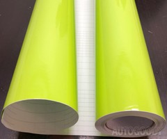 60″ x 60″ Gloss Neon Green Vinyl Film Wrap Air Bubble Free 5ft x 5ft