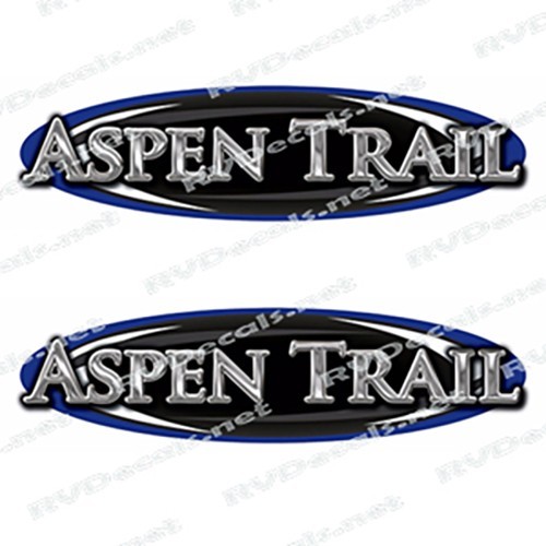 Aspen Trail by Dutchmen (set of 2) Trailer RV Decal Kit-7 YR OUTDOOR 3M VINYL!
