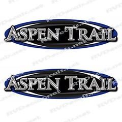 Aspen Trail by Dutchmen (set of 2) Trailer RV Decal Kit-7 YR OUTDOOR 3M VINYL!