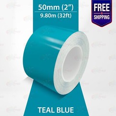 TEAL BLUE 2″ PIN STRIPE Car Model Motorcycle Decal TAPE Vinyl Sticker 50mm