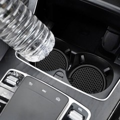 4Pcs Car Cup Holder Anti Slip Insert Coasters Pads Mat Car Interior Accessories