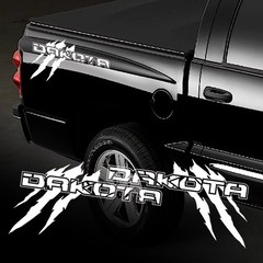 Dodge Dakota Claw Graphic Decals – Pickup Truck Bed Styling Stickers.