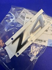 Logo Z4 Coffre Chrome Series E85 E86 E89 BMW Badge Original 51147114122 New