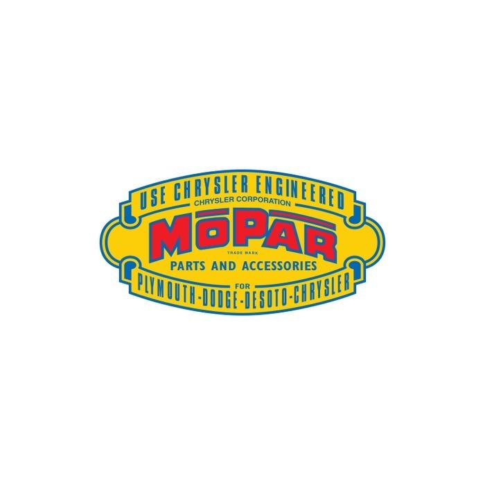 Mopar ” 1937″ vintage decal 3 x 6 # A72161242N