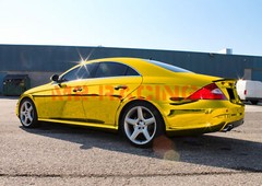 ESSMO PET Super Chrome Gold Stretch Car Vehicle Vinyl Wrap Decal Sticker Sheet