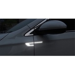 12pcs Reflective Sticker Set Rearview Mirror Auto Door Handle Paint Scratch Film