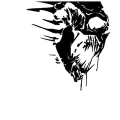 Car Pickup Skull Graphic Sticker Decal Trunk Tailgate Vinyl Decor Accessories x2