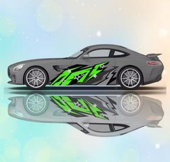 Sports Car Decals; Decals For All Cars; Universal Fit Comes With BOTH SIDES