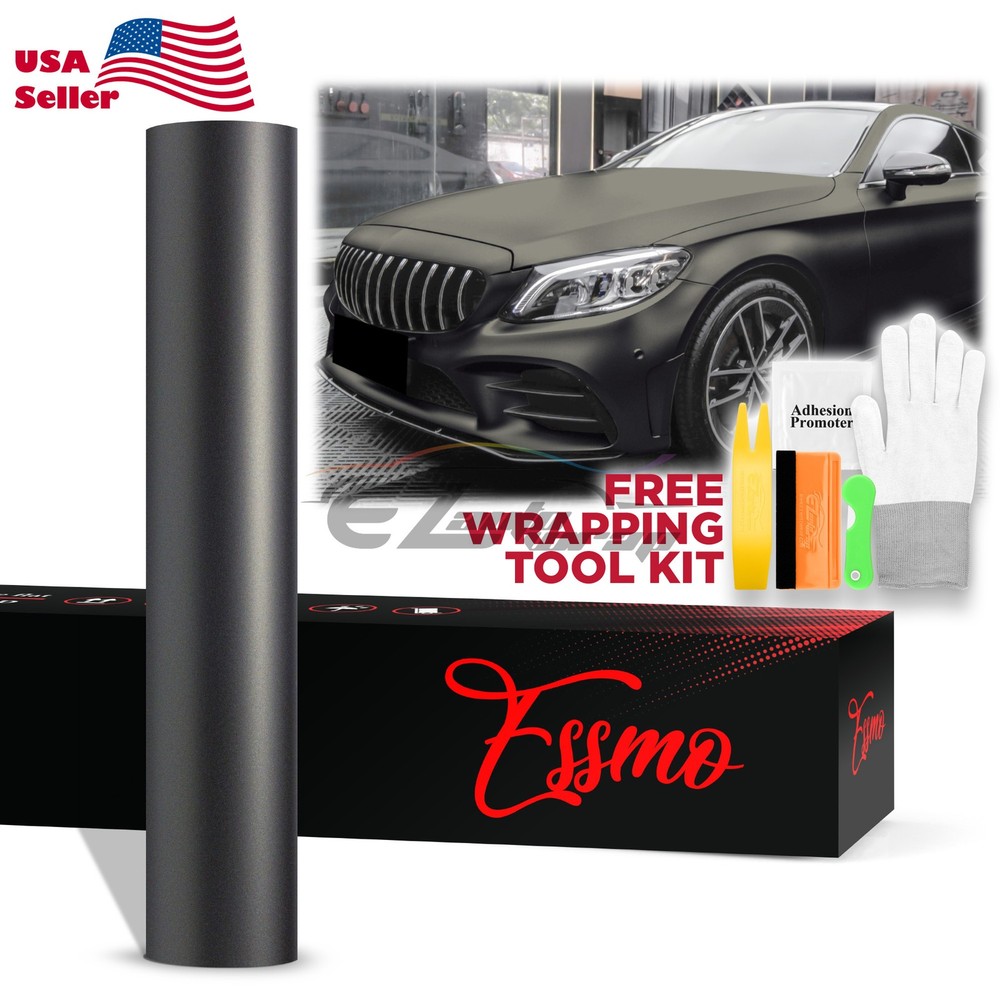ESSMO PET Matte Metallic Mysterious Green Car Vehicle Vinyl Wrap Decal Sticker