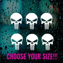 Punisher Bundle STICKER VINYL STICKERS DECAL 2nd AMENDMENT FRANK CASTLE SKULL