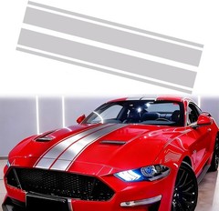 Universal Racing Stripes Car Hood Vinyl Decal Auto Body Side Sticker