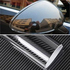 4D Carbon Fiber Gray Texture Matte Vinyl Car Wrap Sticker Decal Film Sheet DIY