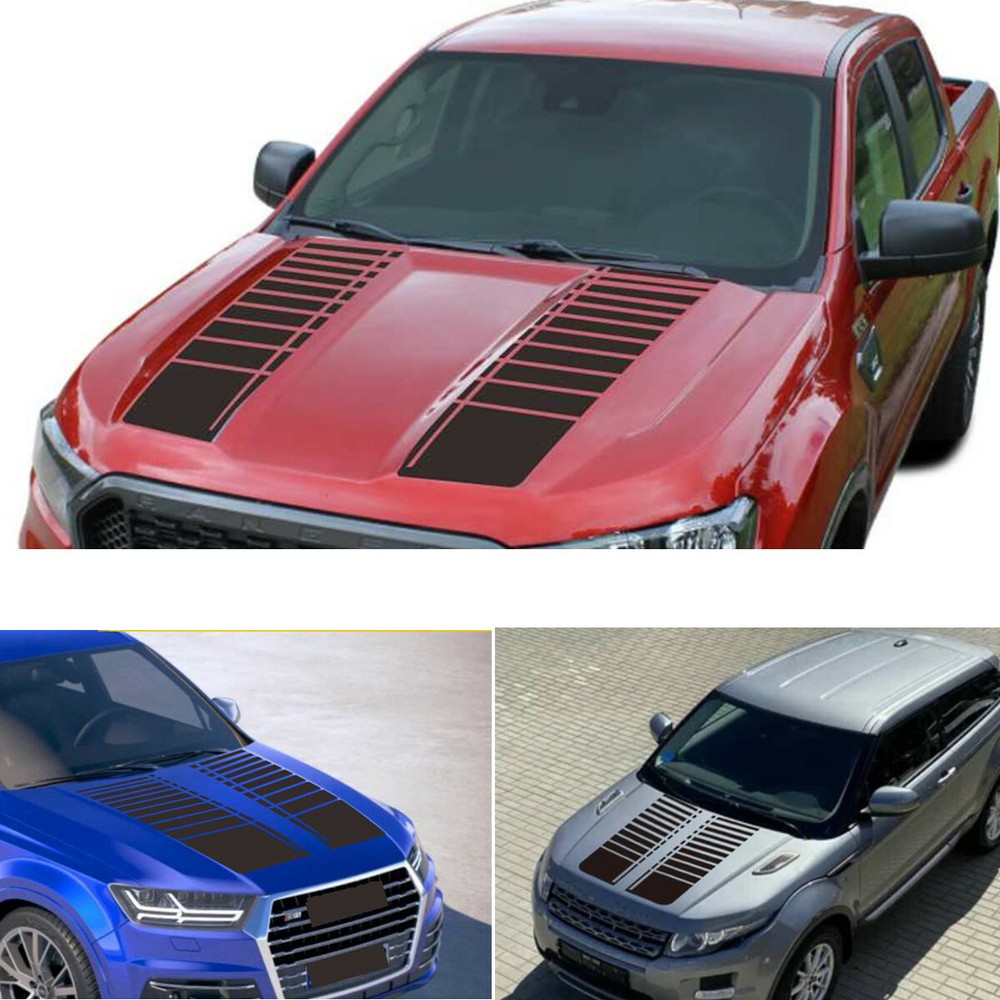 Vinyl Black Stripe Decal Graphic Sticker For Body Hood Car Truck Accessories