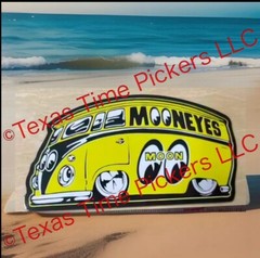 🔥MoonEyes Soft Fridge MAGNET Rat Fink HOT ROD Refrigerator TOOL BOX Moon Eyes