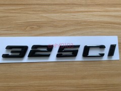 Gloss Black 3D ABS Letters Trunk 325ci Emblem Rear Badge for BMW 2017-2022 325ci