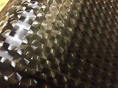 12″ x 60″ Gloss Black 3D Prismatic Pattern Vinyl Car Wrap Sticker Decal Film