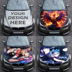 Custom Car Hood Wrap – Personalized Vinyl Decal Any Design for Car, Trucks & SUV