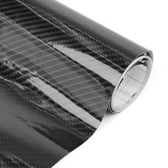 Pack of 1 Car Vinyl Film Sticker Carbon Fiber Bubble Free Stretchable 152 x 60cm