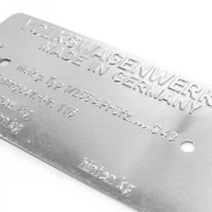 Reproduction Data Plate
