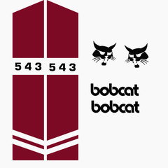 Fits Bobcat 543 Decals Stickers kit Repro Aftermarket Decal kit Premium Vinyl