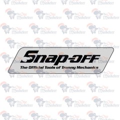 Snap-Off – 8″x2″ Decal – 2pak (Black and Grey)