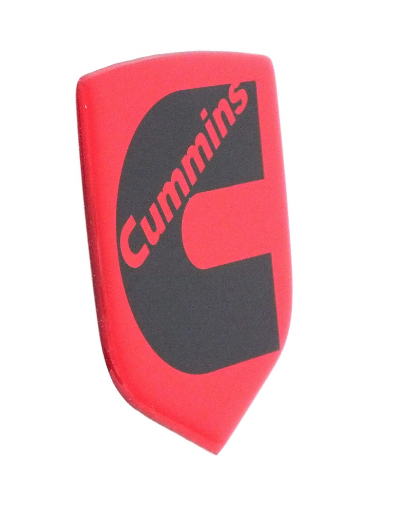 GRILLE EMBLEM fits RAM DIESEL 2006-2010 Red / Black