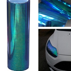 12″x19.6″ Chameleon Neo Blue Color Headlight Taillight Fog Light Vinyl Tint Film