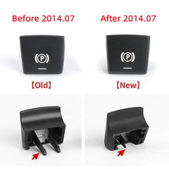 Black Parking Brake P Button Trim Replacement For BMW 5 6 X5 X6 F10 F12 F15 F16