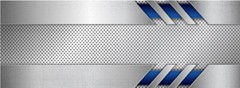Metal Modern Silver Blue Car Wrap Bike Motorcycle Scooter Vinyl Graphic Decal US