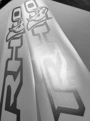 Custom RHO Bedside Truck Decals 2PC Set New Fits 4×4 Trucks High Quality