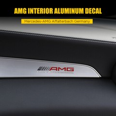 AMG Edition Interior Emblem Aluminum 3D Decal Sticker Badge Decorate Logo Gift