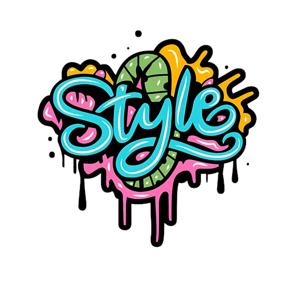 Style Graffiti Letter Sticker (2 Inch) Street Art Urban Edgy Hip Hop Grunge Bold