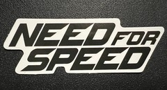 Need For Speed Sticker. Approx Size 3-3/8”X 1-1/4” Glossy Finish Self Adhesive