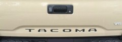 BLACK Tailgate Insert Letters Decal Vinyl Stickers for Toyota Tacoma 2016-22 New