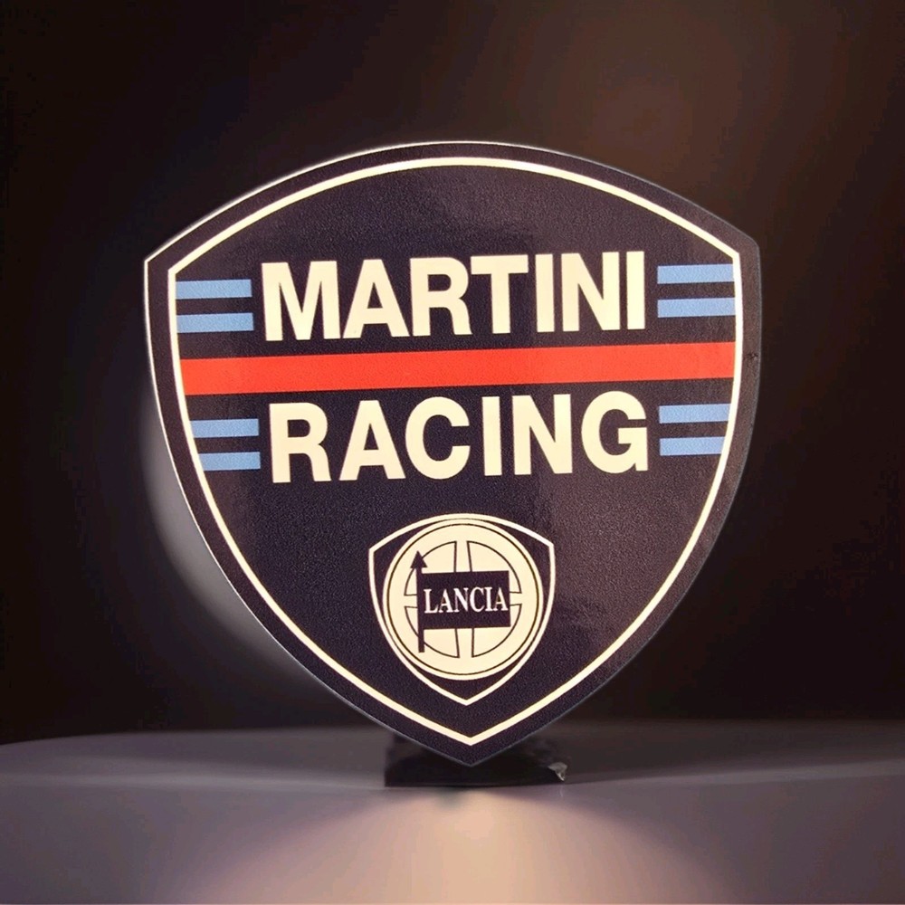 1 Lancia Martini Racing Sticker vinyl decal new original size 3.5″ Rally Group B