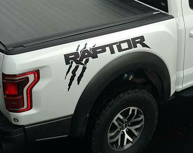 Ford F150 Truck Raptor SVT bed Side SOLID claw Scratch graphics decals sticker