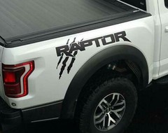 Ford F150 Truck Raptor SVT bed Side SOLID claw Scratch graphics decals sticker