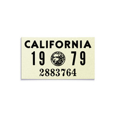 1979 California License Plate YOM Registration Sticker – CA DMV – Free Shipping