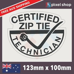 Zip Tie Cable Car 4×4 Sticker Decal Vinyl JDM Illest Race Drift Stance Lowered