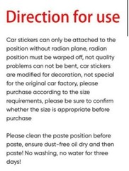 New 1pc Motorcyclist Pattern Car PVC Sticker 15cm x 20cm