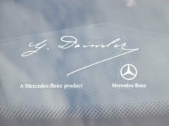 Genuine Mercedes Benz Daimler Signature Windshield Sticker