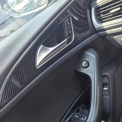 For Audi A6 C7 2012-2018 5D Carbon Fiber Pattern Interior DIY Trim Decals